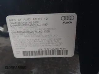 2012 Audi Q5 Premium с VIN WA1CFAFP4CA087514, выставлен на аукционе IAAI как лот 42664620 с пробегом 136 175 миль миль и . История ставок и продаж доступна на DreamBid. Изображение 9.