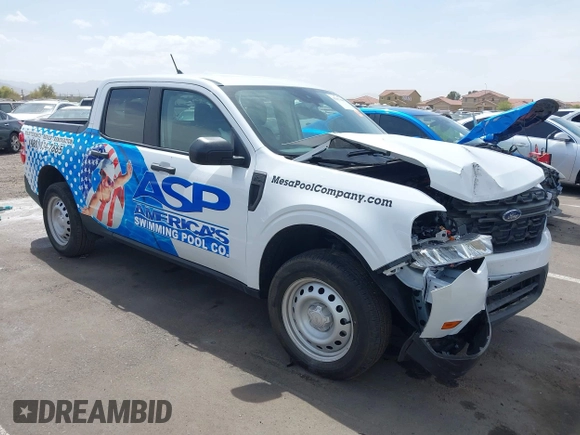 2023 Ford Maverick XL with VIN 3FTTW8E3XPRA79894, listed as a IAAI auction lot 41937080 with 26,650 mi miles and . Bid and sale history available at DreamBid. Image 1.