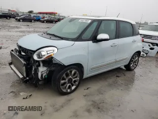 2014 FIAT 500L Lounge z VIN ZFBCFACH4EZ007705, wystawiony jako Copart lot #54527805 z przebiegiem 176 387 mil mil oraz Szkody całkowita. Historia ofert i sprzedaży dostępna na DreamBid. Obrazek 1.