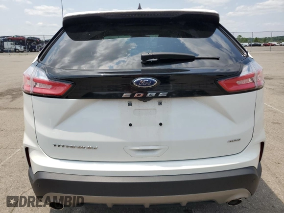 2022 Ford Edge Titanium with VIN 2FMPK4K92NBA96324, listed as a Copart auction lot 60516385 with Not provided miles and Salvage title. Bid and sale history available at DreamBid. Image 6.