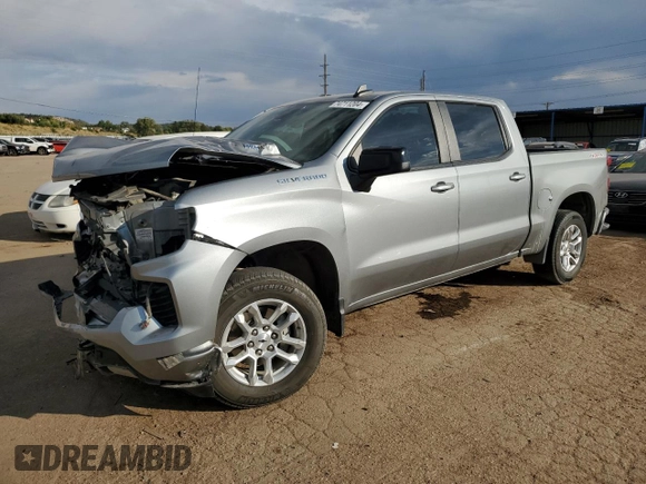 2023 Chevrolet Silverado 1500 RST with VIN 1GCUDEE87PZ141591, listed as a Copart auction lot 76496604 with 60,891 mi miles and Salvage Title. Bid and sale history available at DreamBid. Image 1.