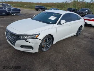 2020 Honda Accord Sedan Sport with VIN 1HGCV1F32LA153775, listed as a IAAI auction lot 40805529 with 1 mi miles. Bid and sale history available at carsss.com. Image 2.