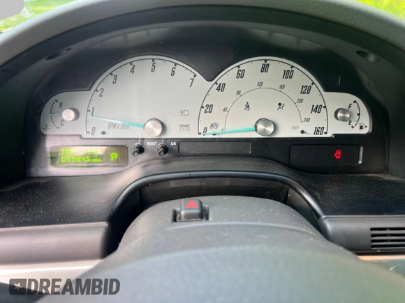 2002 Ford Thunderbird Hardtop Premium with VIN 1FAHP60A62Y113701, listed as a Copart auction lot 56255355 with 5,994 mi miles and Clean Title. Bid and sale history available at DreamBid. Image 8.