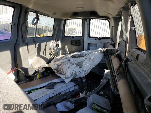 2009 Chevrolet Express Passenger with VIN 1GAHG35K991183568, listed as a Copart auction lot 87811625 with Not provided miles and Salvage title. Bid and sale history available at DreamBid. Image 10.