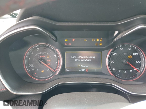 2022 Chevrolet TrailBlazer RS with VIN KL79MUSL5NB117897, listed as a Copart auction lot 51326855 with 42,125 mi miles and Salvage Title. Bid and sale history available at DreamBid. Image 9.