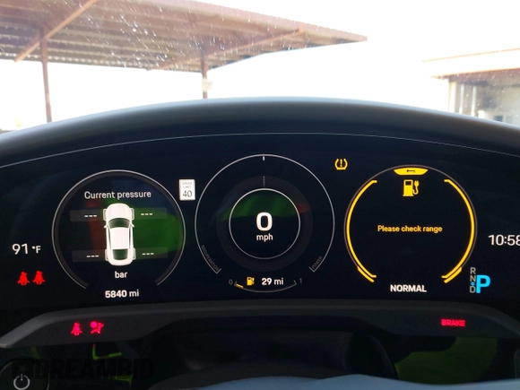 2021 Porsche Taycan Turbo z VIN WP0AC2Y1XMSA63835, wystawiony jako IAAI lot #42579977 z przebiegiem 5 841 mil mil oraz . Historia ofert i sprzedaży dostępna na DreamBid. Obrazek 7.