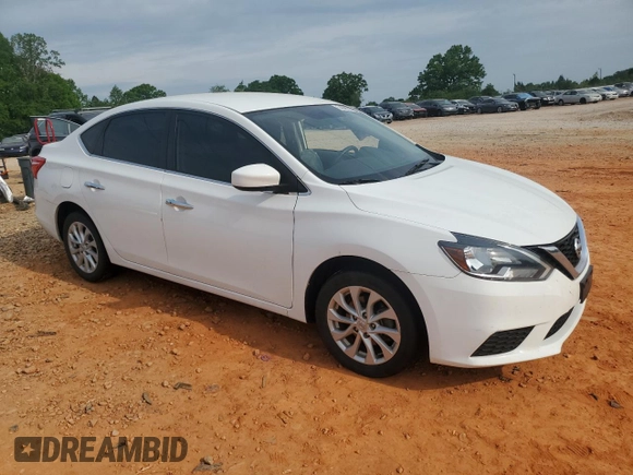 2018 Nissan Sentra SV z VIN 3N1AB7AP2JY242513, wystawiony jako Copart lot #54085325 z przebiegiem 75 502 mil mil oraz Szkoda całkowita • Salvage title. Historia ofert i sprzedaży dostępna na DreamBid. Obrazek 4.