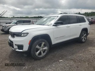 2021 Jeep Grand Cherokee Limited z VIN 1C4RJKBG9M8113253, wystawiony jako Copart lot #56899955 z przebiegiem 37 989 mil mil oraz Szkoda całkowita • Salvage title. Historia ofert i sprzedaży dostępna na DreamBid. Obrazek 1.