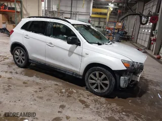 2013 Mitsubishi Outlander Sport LE with VIN 4A4AP5AU1DE024002, listed as a IAAI auction lot 41139737 with 152,609 mi miles. Bid and sale history available at carsss.com. Image 1.