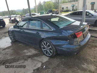 2014 Audi A6 Premium Plus with VIN WAUFGAFC5EN006719, listed as a Copart auction lot 54278245 with 150,104 mi miles and Salvage title. Bid and sale history available at DreamBid. Image 2.