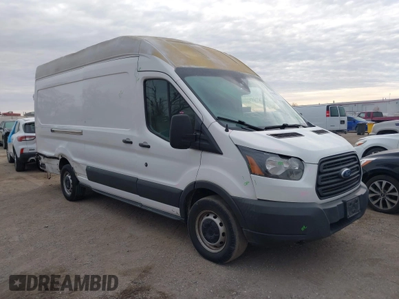 2017 Ford Transit Cargo with VIN 1FTBW3XG7HKA27501, listed as a IAAI auction lot 41420053 with 394,696 mi miles. Bid and sale history available at carsss.com. Image 1.