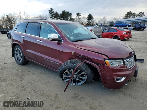 2018 Jeep Grand Cherokee High Altitude with VIN 1C4RJFCG7JC358129, listed as a Copart auction lot 47476135 with 34,347 mi miles and Salvage Title. Bid and sale history available at carsss.com. Image 4.