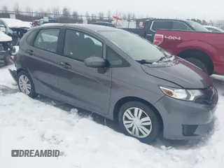 2015 Honda Fit LX with VIN 3HGGK5H53FM760016, listed as a IAAI auction lot 41447554 with 141,521 mi miles. Bid and sale history available at carsss.com. Image 1.