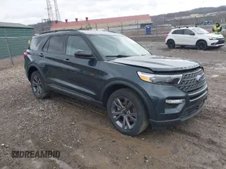 2023 Ford Explorer XLT with VIN 1FMSK8DH1PGA47357, listed as a IAAI auction lot 41911209 with 29,921 mi miles. Bid and sale history available at carsss.com. Image 1.