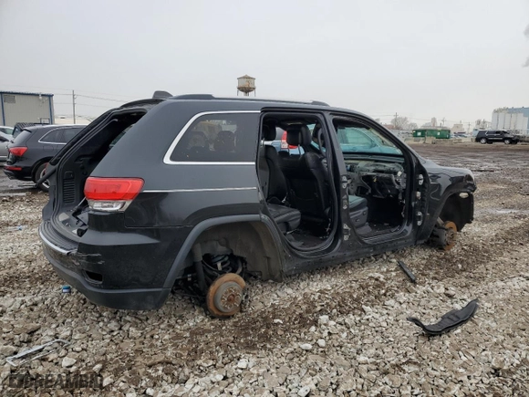 2016 Jeep Grand Cherokee Limited 75th Anniversary with VIN 1C4RJFBG5GC496732, listed as a Copart auction lot 48323465 with 0 mi miles and Salvage Title. Bid and sale history available at carsss.com. Image 3.