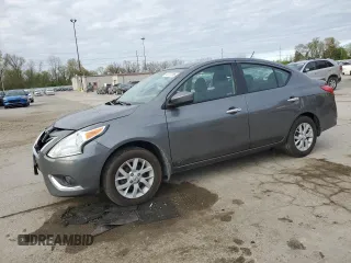 2019 Nissan Versa SV z VIN 3N1CN7AP3KL874256, wystawiony jako Copart lot #54772785 z przebiegiem 94 387 mil mil oraz Szkoda całkowita • Salvage title. Historia ofert i sprzedaży dostępna na DreamBid. Obrazek 1.