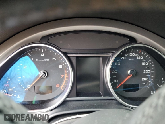 2014 Audi Q7 with VIN WA1VGCFE4ED019313, listed as a Copart auction lot 46291515 with Not provided miles and Salvage title. Bid and sale history available at DreamBid. Image 9.
