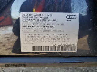 2015 Audi SQ5 Premium Plus with VIN WA1CGAFP5FA025248, listed as a Copart auction lot 75272334 with 77,112 mi miles and Clean Title. Bid and sale history available at carsss.com. Image 13.