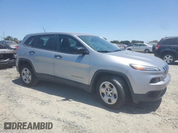 2016 Jeep Cherokee Sport with VIN 1C4PJLAB8GW207708, listed as a Copart auction lot 64078895 with 136,300 mi miles and Clean title. Bid and sale history available at DreamBid. Image 4.