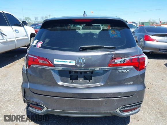2017 Acura RDX w/Technology Pkg with VIN 5J8TB4H56HL027701, listed as a IAAI auction lot 42040011 with 115,770 mi miles. Bid and sale history available at carsss.com. Image 16.