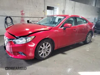 2016 Mazda 6 i Sport with VIN JM1GJ1U53G1480028, listed as a Copart auction lot 42093805 with 122,341 mi miles and Salvage Title. Bid and sale history available at DreamBid. Image 1.