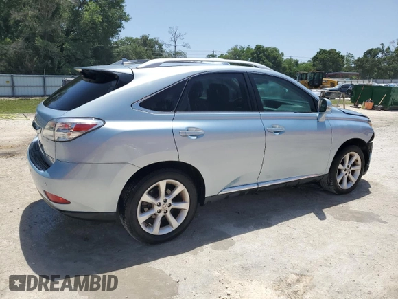 2011 Lexus RX 350 with VIN 2T2ZK1BA9BC056651, listed as a Copart auction lot 57199025 with 104,949 mi miles and Salvage title. Bid and sale history available at DreamBid. Image 3.