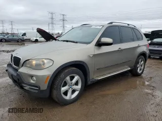 2008 BMW X5 3.0si with VIN 5UXFE43568L009580, listed as a Copart auction lot 47885775 with 147,966 mi miles and Salvage Title. Bid and sale history available at carsss.com. Image 1.