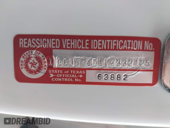 2021 Chevrolet Silverado 1500 LTZ with VIN 1GCUYGED1MZ332125, listed as a IAAI auction lot 40175934 with 89,242 mi miles and . Bid and sale history available at DreamBid. Image 9.