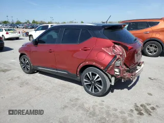 2018 Nissan Kicks SV with VIN 3N1CP5CUXJL543867, listed as a Copart auction lot 53155155 with 85,441 mi miles and Salvage title. Bid and sale history available at DreamBid. Image 2.