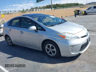 2012 Toyota Prius One with VIN JTDKN3DU6C5420412, listed as a IAAI auction lot 41655584 with 161,388 mi miles. Bid and sale history available at carsss.com. Image 1.