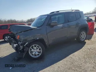 2021 Jeep Renegade Latitude with VIN ZACNJDB17MPN32651, listed as a Copart auction lot 48613025 with 42,196 mi miles and Salvage Title. Bid and sale history available at carsss.com. Image 1.