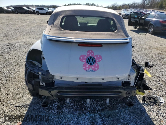 2015 Volkswagen Beetle with VIN 3VW7S7AT1FM818382, listed as a Copart auction lot 41666205 with 47,429 mi miles and Salvage Title. Bid and sale history available at DreamBid. Image 6.