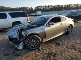 2015 Lexus RC 350 with VIN JTHHE5BCXF5005970, listed as a Copart auction lot 45228965 with 76,824 mi miles and Salvage Title. Bid and sale history available at carsss.com. Image 1.