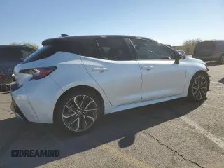 2021 Toyota Corolla Hatchback XSE with VIN JTNC4MBE4M3140666, listed as a Copart auction lot 75872214 with 56,456 mi miles and Salvage Title. Bid and sale history available at carsss.com. Image 3.