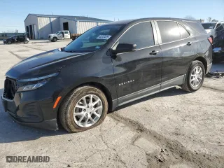 2024 Chevrolet Equinox LS with VIN 3GNAXHEG8RL320243, listed as a Copart auction lot 48203405 with 18,535 mi miles and Salvage Title. Bid and sale history available at carsss.com. Image 1.