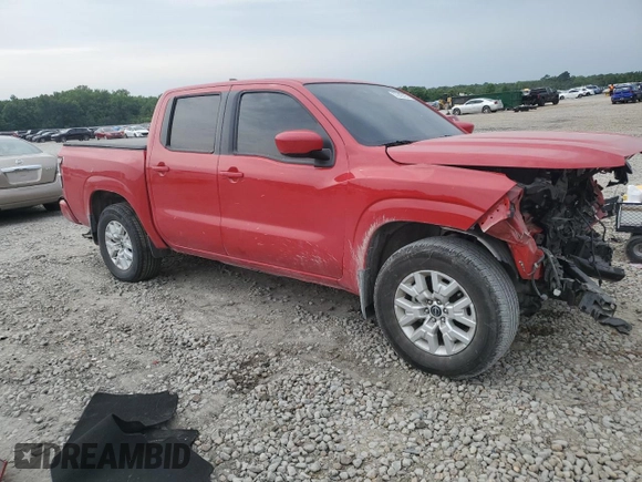 2023 Nissan Frontier SV with VIN 1N6ED1EJ1PN637734, listed as a Copart auction lot 57249355 with Not provided miles and Salvage title. Bid and sale history available at DreamBid. Image 4.