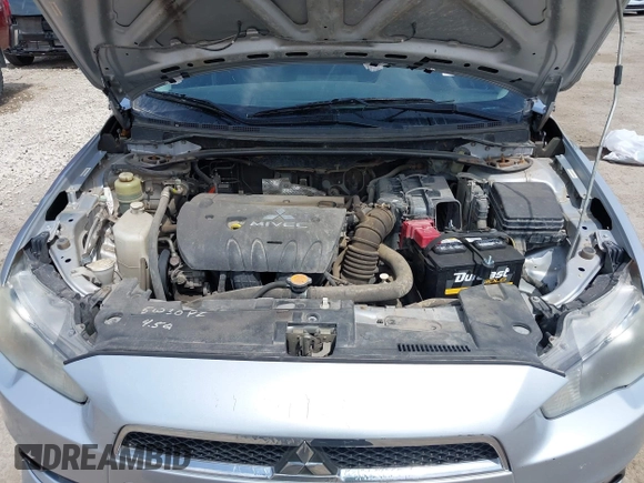 2008 Mitsubishi Lancer GTS with VIN JA3AU86U28U026507, listed as a IAAI auction lot 42033357 with 153,589 mi miles. Bid and sale history available at carsss.com. Image 10.