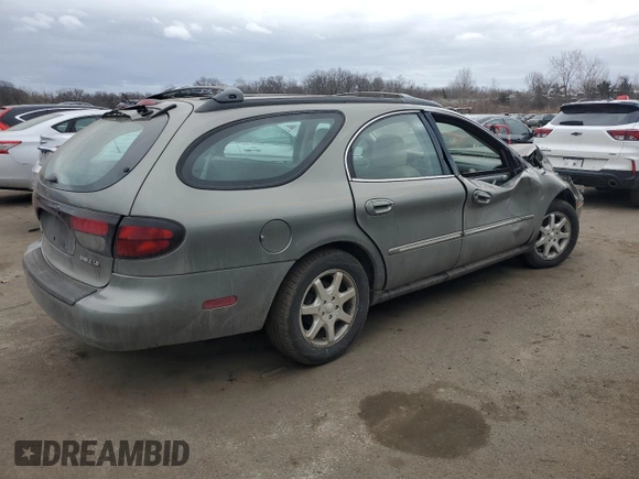2001 Mercury Sable LS Premium with VIN 1MEHM59S11G632196, listed as a Copart auction lot 46815415 with 188,191 mi miles and Salvage Title. Bid and sale history available at DreamBid. Image 3.