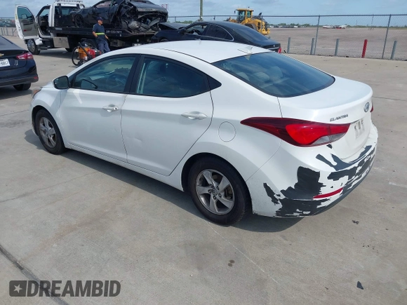 2014 Hyundai Elantra SE with VIN 5NPDH4AE9EH516928, listed as a IAAI auction lot 42068097 with 156,427 mi miles and . Bid and sale history available at DreamBid. Image 3.
