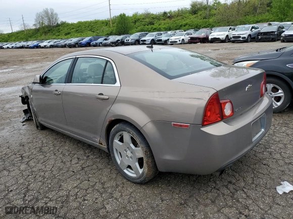 2008 Chevrolet Malibu LT w/2LT with VIN 1G1ZJ57718F163780, listed as a Copart auction lot 50116114 with 0 mi miles and Salvage Title. Bid and sale history available at carsss.com. Image 2.