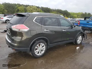 2015 Nissan Rogue SV with VIN 5N1AT2MT4FC922396, listed as a Copart auction lot 51090495 with 119,381 mi miles and Salvage Title. Bid and sale history available at carsss.com. Image 3.