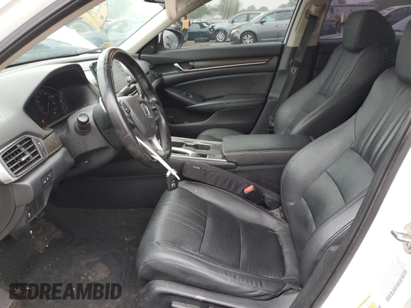 2020 Honda Accord EX-L with VIN 1HGCV1F5XLA034390, listed as a Copart auction lot 54755005 with 97,671 mi miles and Salvage title. Bid and sale history available at DreamBid. Image 7.