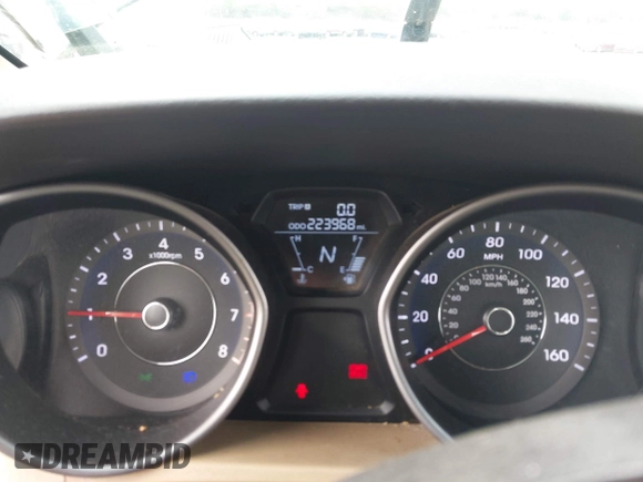 2013 Hyundai Elantra GLS with VIN 5NPDH4AEXDH183301, listed as a IAAI auction lot 42449779 with 223,968 mi miles and . Bid and sale history available at DreamBid. Image 7.