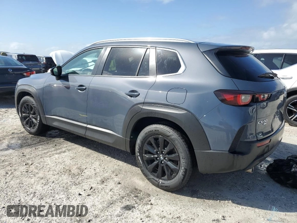 2025 Mazda CX-50 S Select with VIN 7MMVABAMXSN301011, listed as a Copart auction lot 77063504 with Not Provided miles and Salvage Title. Bid and sale history available at DreamBid. Image 2.