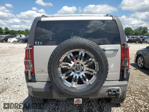 2007 Hummer H3 SUV with VIN 5GTDN13E378100758, listed as a Copart auction lot 60470244 with 213,240 mi miles and Salvage Title. Bid and sale history available at carsss.com. Image 6.