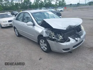 2008 Kia Spectra EX z VIN KNAFE121285559049, wystawiony jako IAAI lot #42364961 z przebiegiem 144 143 mil mil oraz . Historia ofert i sprzedaży dostępna na DreamBid. Obrazek 1.