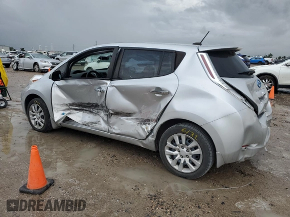 2015 Nissan LEAF SV with VIN 1N4AZ0CP7FC311103, listed as a Copart auction lot 73679083 with 37,685 mi miles and . Bid and sale history available at DreamBid. Image 2.