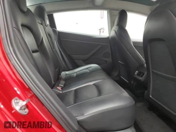 2023 Tesla Model 3 with VIN 5YJ3E1EA6PF455789, listed as a Copart auction lot 54715665 with 64,658 mi miles and Salvage Title. Bid and sale history available at DreamBid. Image 10.
