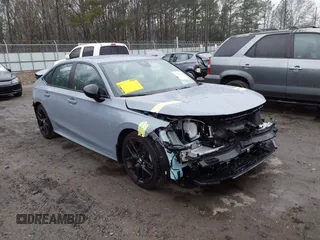 2024 Honda Civic Sedan Sport with VIN 2HGFE2F53RH501307, listed as a IAAI auction lot 41554021 with 21,856 mi miles. Bid and sale history available at carsss.com. Image 1.