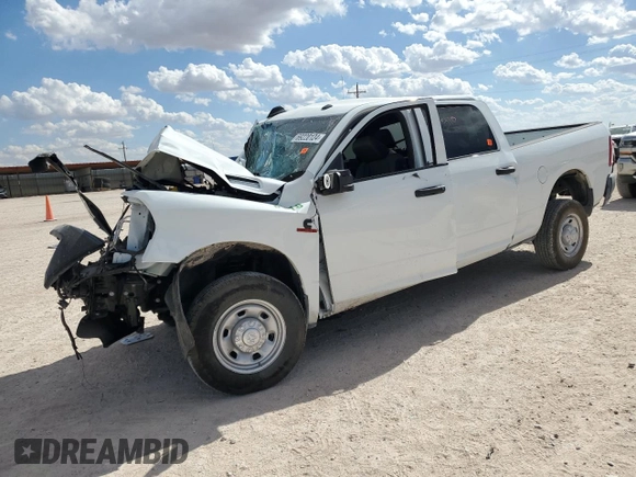 2024 Ram 2500 Tradesman with VIN 3C6UR5CL2RG277842, listed as a Copart auction lot 69220124 with 0 mi miles and Salvage Title. Bid and sale history available at carsss.com. Image 1.